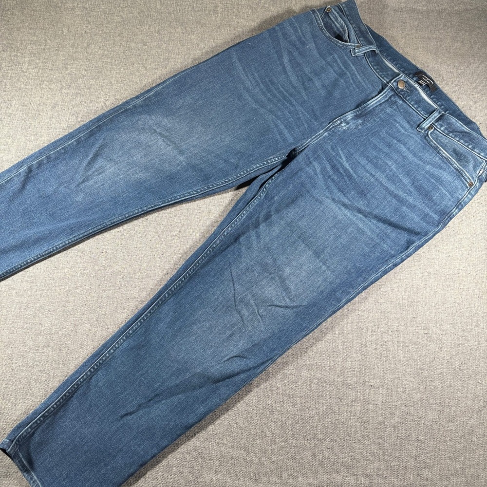 Banana Republic Travel Slim Jeans Mens 38x30 (Fits 38x28) Blue Stretch Denim